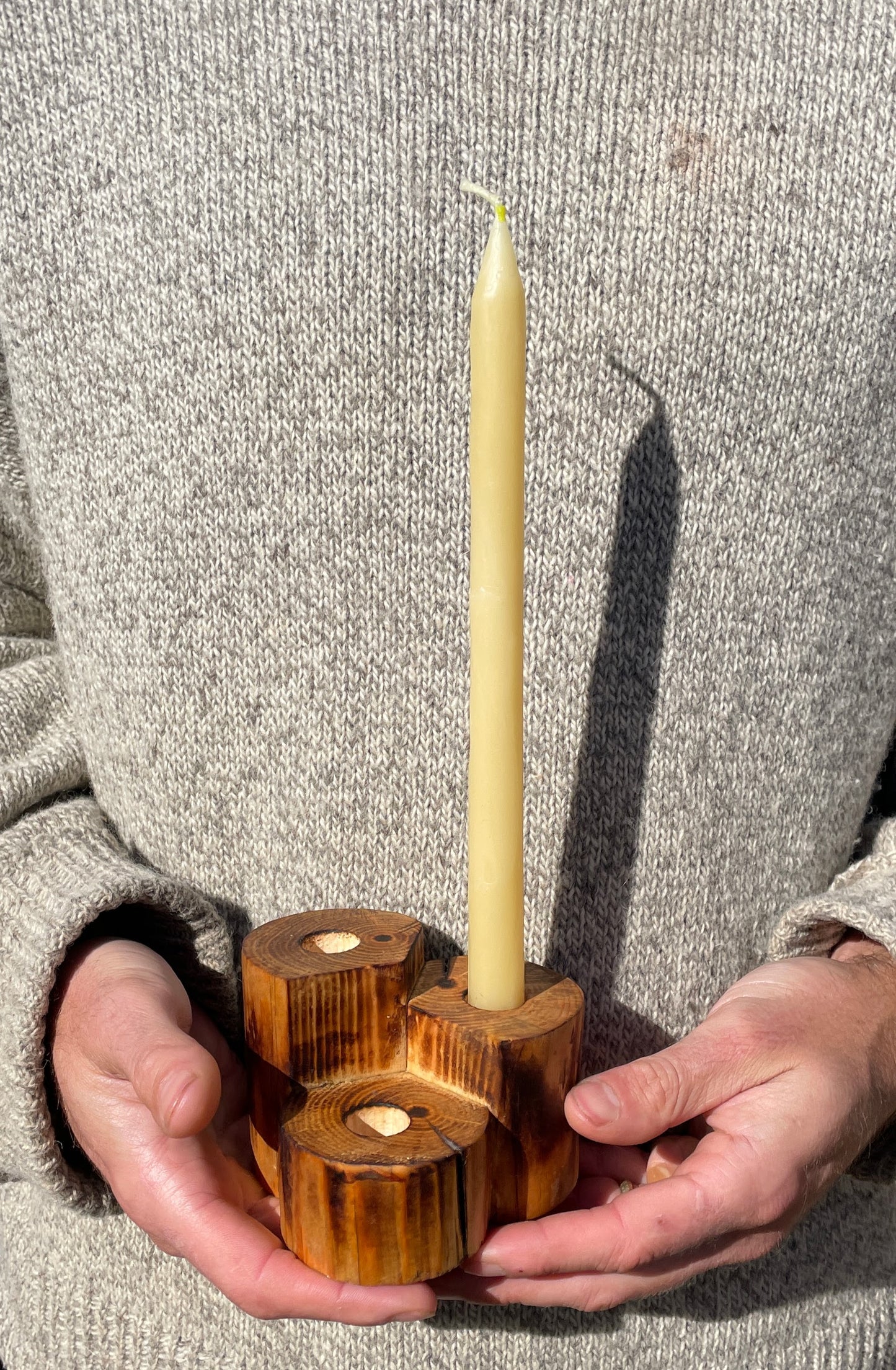 Candle Holders (Holds Three)