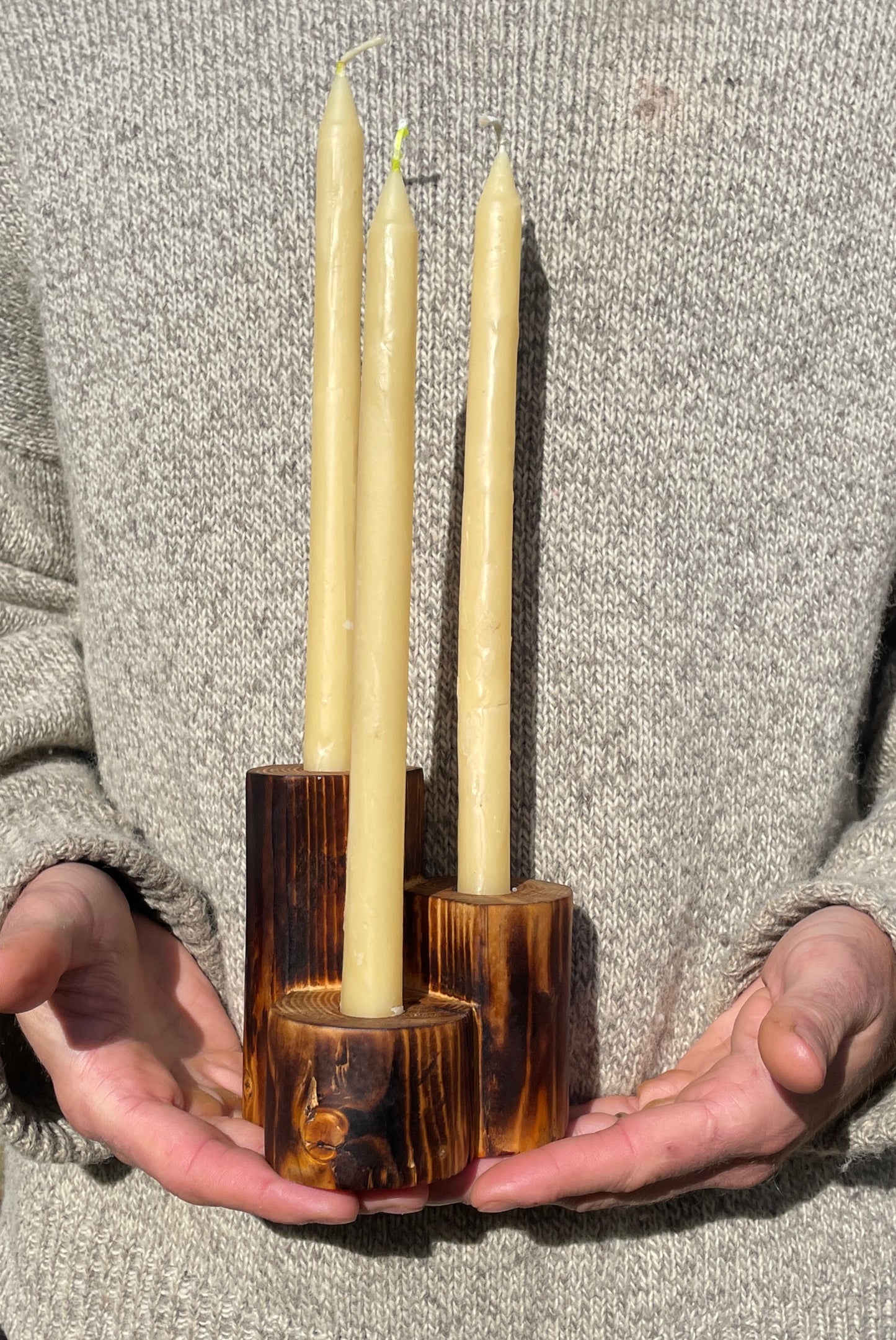 Candle Holders (Holds Three)