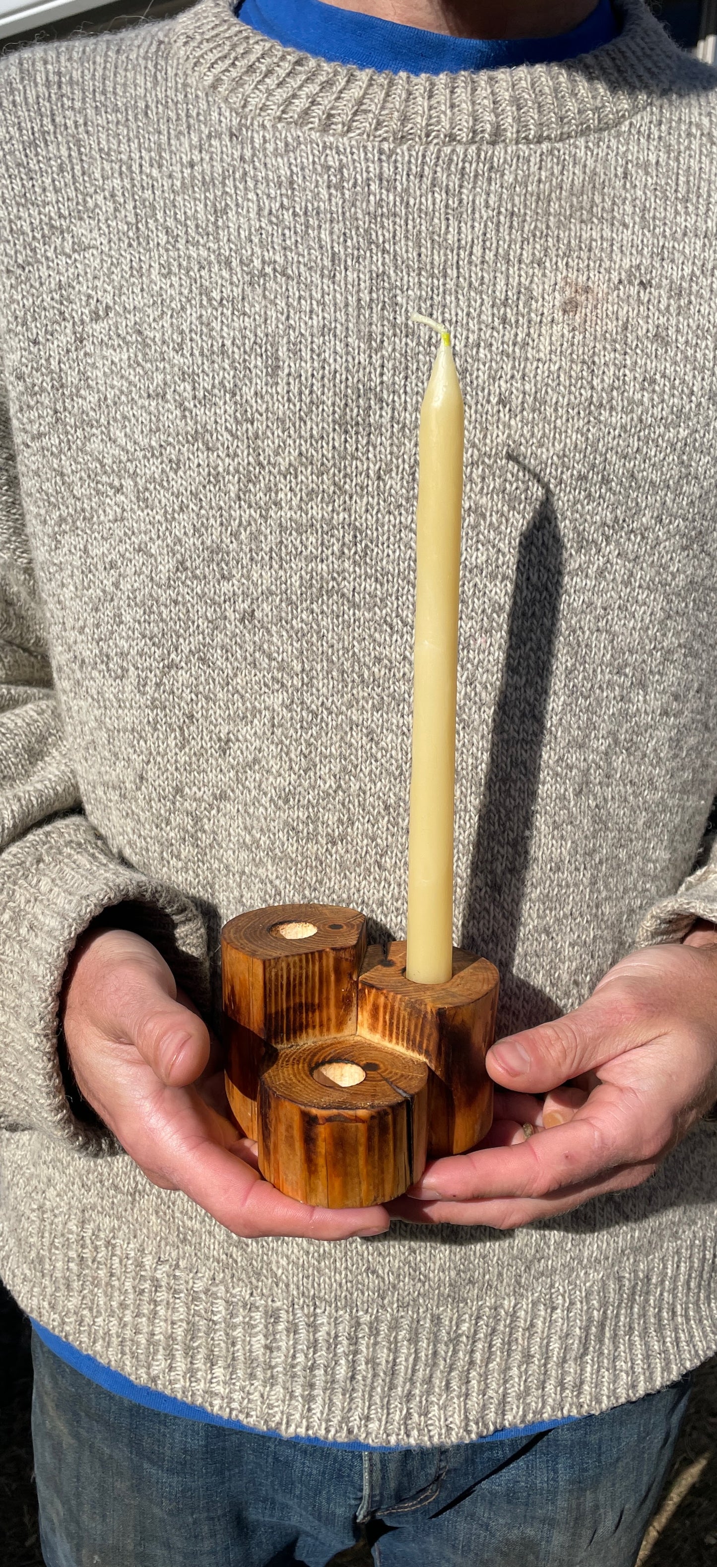 Candle Holders (Holds Three)